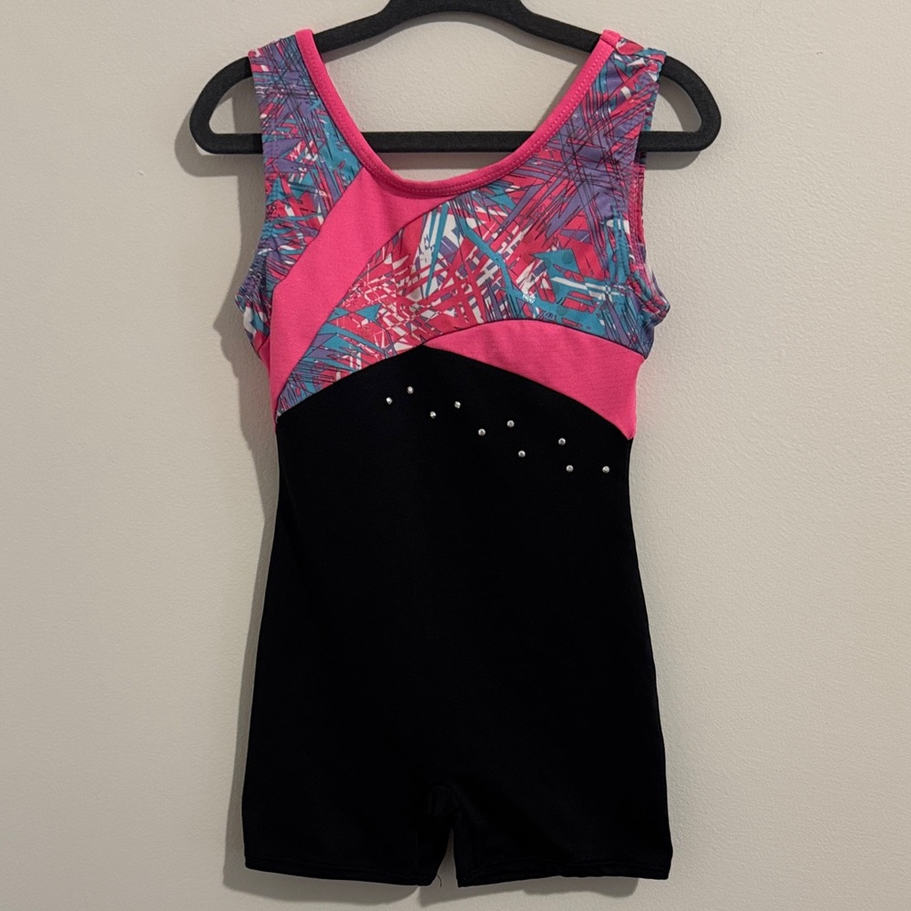 Danskin Freestyle Pink and Blue Leotard Sz 4/5